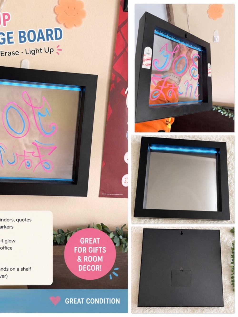 Small Light-Up Message Board / LED message board - Picture 3 of 3